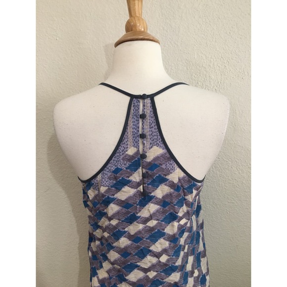 Urban Outfitters Kimchi Blue 100% Silk Printed V Neck Camisole Tank Top Size S - Picture 4 of 5